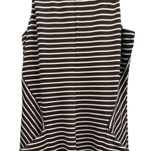 Hutch Olive Green and White Striped Dress